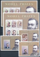 ** 2001 Nobel-díjasok 2 Kisív + 3 Blokk Mi 3604-3615 + 520-522 - Autres & Non Classés