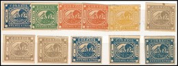 (*) 1858-1859 11 Db Bélyeg újnyomata / REPRINT Mi 1-8 - Autres & Non Classés