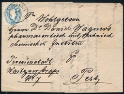 1862 Levél A Bukovinai Kimpolungból Pestre 15kr Bérmentesítéssel - Other & Unclassified