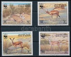 ** 1993 WWF Gazellák Sor,
WWF Gazelles Set
Mi 511-514 - Other & Unclassified