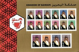 ** 2002 Hamad Ibn Isa Al-Khalifa Király Kisív Mi 724-739 - Autres & Non Classés