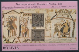 ** 1986 Halley-üstökös Vágott Blokk Mi 152 - Otros & Sin Clasificación