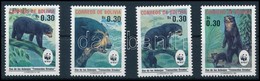 ** 1991 WWF Medvék Sor,
WWF Bears Set
Mi 1137-1140 - Other & Unclassified