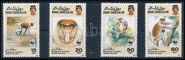 ** 1991 WWF Majmok Sor,
WWF Monkies Set
Mi 430-433 - Other & Unclassified