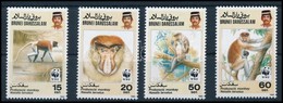 ** 1991 WWF Majmok Sor,
WWF Monkies Set
Mi 430-433 - Altri & Non Classificati