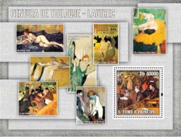 S. TOME & PRINCIPE 2006 - Paintings Of Toulouse-Lautrec S/s - YT 341,  Mi 2849/BL.554 - Sao Tome Et Principe