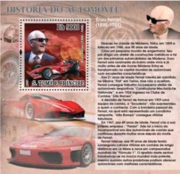 S. TOME & PRINCIPE 2007 - Autohistory - Enzo Ferrari S/s - Sao Tome And Principe