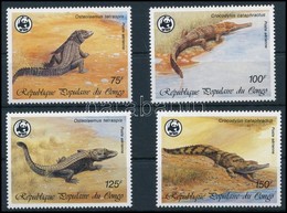 ** 1987 WWF Krokodilok Sor,
WWF Crocodiles Set
Mi 1063-1066 - Altri & Non Classificati