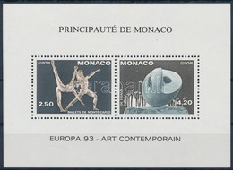 ** 1993 Europa CEPT, Kortárs Művészet Blokkformájú Pár Mi 2120-2121 - Otros & Sin Clasificación