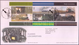 2004 Történelmi Vonatok Blokk Mi 18 FDC-n - Otros & Sin Clasificación