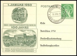 1950 Futott Díjjegyes Levelezőlap P 22 Emlékbélyegzéssel (min. Mi EUR 200,-) - Autres & Non Classés