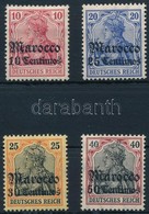 * Marokkó 1906 Mi 36-38, 40 - Otros & Sin Clasificación