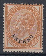 * Olasz Posta Külföldön / Italian Post Abroad 1874 Mi 4 Certificate: Carraro - Otros & Sin Clasificación