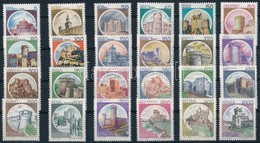 ** 1980 Várak és Kastélyok Sor,
Castles Set
Mi 1701-1724 - Altri & Non Classificati