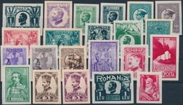 (*) 1923-1930 Kiadatlan Bélyegek Próbanyomatai, 23 Db / 23 Proofs Of Unissued Stamps - Altri & Non Classificati