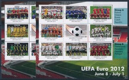 ** 2012 UEFA Kupa - Labdarúgó EB 2 Kisív Mi 5675-5692 - Other & Unclassified