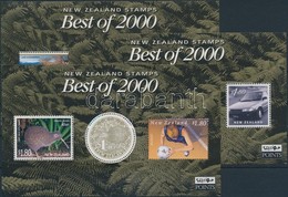 ** 2001 A Legszebb Bélyegek 2000-ben Blokk Sor Mi 121-123 - Other & Unclassified