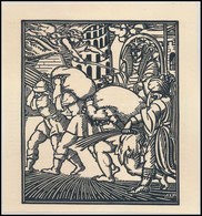 Gara Arnold (1882-1929): Illusztráció. Fametszet. Papír. Jelzett A Dúcon. 14x17 Cm - Sonstige & Ohne Zuordnung