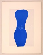Henri Matisse (1869-1954): Kék Torzó. Szitanyomat, Papír,  Jelzés Nélkül, Paszpartuban, 38×25 Cm - Sonstige & Ohne Zuordnung