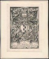 Maximilian Ludwig Breunner (Breuner) (1592-1635) Ex Librise. Rézmetszet, Papír. 13x18,7 Cm - Autres & Non Classés