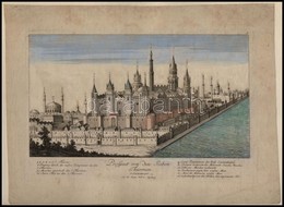 Istanbul (Konstantinopel) Yedikule, 'Prospect Von Den Sieben Thürmen In Constaninopel.' / Turkey By Johann Martin Will I - Estampas & Grabados