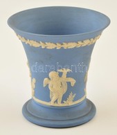 Wedgwood Bisquit Kis Váza, Kopásokkal, Jelzett, M:8,5 Cm - Sonstige & Ohne Zuordnung