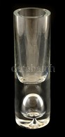 Jelzett Buborék Váza, Kis Kopásnyomokkal, M: 21,5 Cm - Glas & Kristall