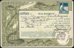 1930 Halászjegy Típ 12. / Fishing Licence - Non Classificati