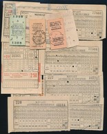 Cca 1930-1945 15 Db Háború Előtti Közlekedési Jegy - Zonder Classificatie