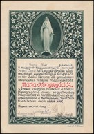 1936 Távírat, Szentáldozási Emlék, Mária.kongregációs Emlék - Ohne Zuordnung