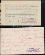 1941 Puch Kerékpár Szavatossági Bizonylat Fülöp Károly Nagyváradi Kereskedő által Kiadva + 2 Db Számla - Non Classificati