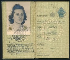 1942 Fényképes Magyar útlevél, Csehszlovák Bejegyzésekkel - Non Classificati