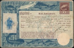 1944 Halászjegy Típ 13. / Fishing Licence - Zonder Classificatie