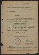 1946 Bp., Nyugatról Visszatért Magánalkalmazottak III. Sz. Igazoló Bizottsága által Kiadott Határozat - Zonder Classificatie