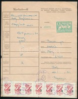 1957 Bóly, Marhalevél Okmánybélyegekkel - Zonder Classificatie