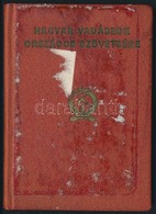 1958 A Magyar Vadászok Országos Szövetsége Tagkönyve - Ohne Zuordnung