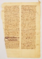 Cca 1400-1500 Adam Von Aldersbach (?-1260 K.) 'Summula Sacramentorum Raymundi De Pennaforte Metrificata' Című Művének Eg - Sin Clasificación