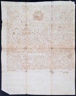 1712 A Nyitrai Káptalan átíró Oklevele Csergheő István és Zsófia Közötti Birtokfelosztásról, Latinul és Magyarul, Felzet - Sin Clasificación