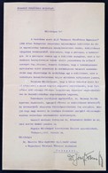 1927 József Főherceg Saját Kézzel Aláírt Levele, Mint A Budapest Fürdőváros Egyesület Elnöke. - Non Classificati