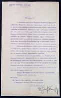 1927 József Főherceg Saját Kézzel Aláírt Levele, Mint A Budapest Fürdőváros Egyesület Elnöke. - Unclassified