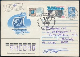 Viktor Gorbatko (1934- ) Szovjet űrhajós Aláírása Emlékborítékon /
Signature Of Viktor Gorbatko (1934- ) Soviet Astronau - Sonstige & Ohne Zuordnung