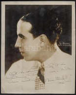 1931 René Thano Francia Táncos Dedikált Fotója, 30×24 Cm - Sonstige & Ohne Zuordnung