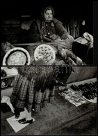 Cca 1974 Szabó Tünde Feliratozott Vintage Alkotásai, 3 Db Vintage Fotó A Magyar Fotográfia Szociofotó Korszakából, 17,2x - Autres & Non Classés