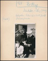 1941 Horthy Miklós (1868-1957) Kormányzó és Hitler Találkozója A Keleti Fronton, Papírra Ragasztott Fotó, Felirattal, Fo - Sonstige & Ohne Zuordnung