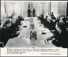 Kádár János (1912-1989) Párt- és Politikai Eseményeken, MTI Sajtófotók, 18×27 és 24×20 Cm - Sonstige & Ohne Zuordnung