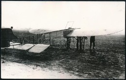 Cca 1909 Blériot XI, A Francia Louis Blériot Repülőgépe, Modern Előhívás, 9×14 Cm - Autres & Non Classés