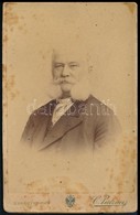 Cca 1890 Carl Pietzner Bécsi Műtermében Készült, Vizitkártya Méretű Vintage Fotó, Kissé Foltos, 10,6x6,8 Cm - Andere & Zonder Classificatie