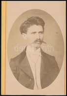Cca 1872 Plohn Illés Hódmezővásárhelyi Fényképész Műtermében Készült, Vizitkártya Méretű Vintage Fotó, 9x6,3 Cm - Autres & Non Classés