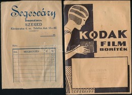 Cca 1930 6 Db Különböző Magyar Fotótasak - Publicidad