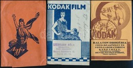 Cca 1930 6 Db Különböző Magyar Fotótasak - Advertising